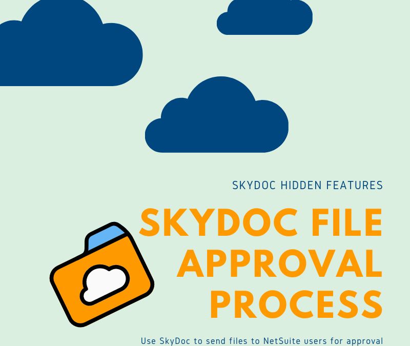 SkyDoc File Approval Process NetSuite Storage