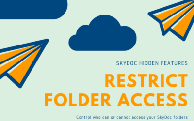 SkyDoc DMS: Restricting Folder Access
