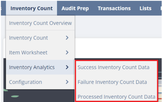 Tvarana Inventory Count Analytics NetSuite