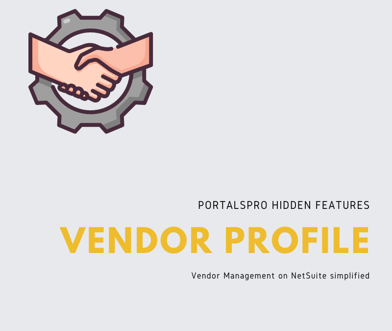 PortalsPro NetSuite Vendor Management: Updating Vendor Profile
