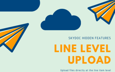 SkyDoc Document Management System For NetSuite: Line Level Upload