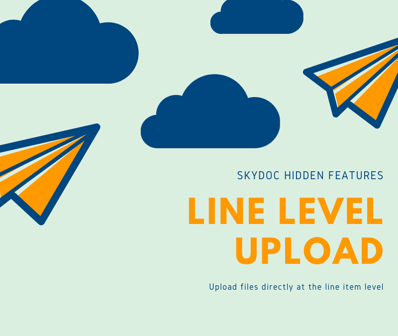SkyDoc Document Management System For NetSuite: Line Level Upload